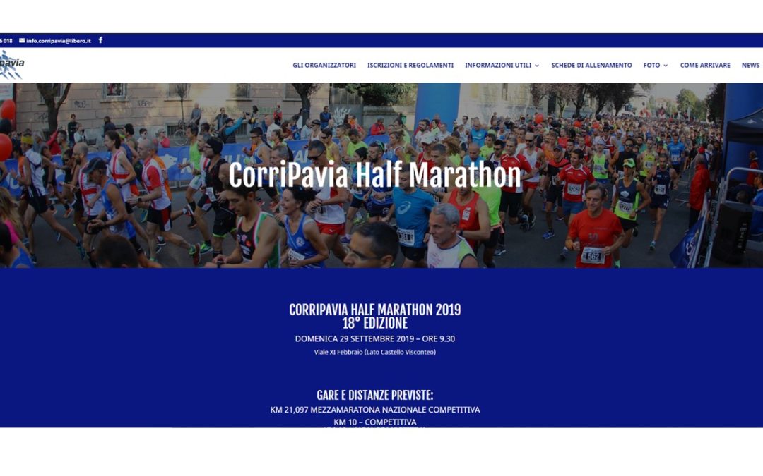 E’ online il nuovo sito della Corripavia, vieni a scoprirlo!