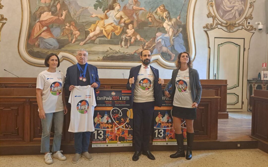 Presentate CorriPavia 10k e Mini CorriPavia di domenica 13 ottobre.Il Sindaco Lissia: “La CorriPavia appuntamento fisso, simbolo di partecipazionee condivisione della città.”